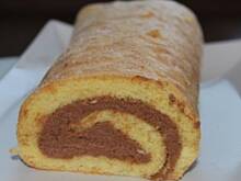 Fot. Palyna90, Rolada z kremem nutella