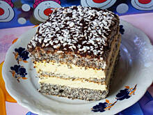 Fot. Mama - Różyczki, Piegusek biszkoptowy z kremem  maślano -  serowym