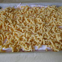 Szarlotka z pianą i kruszonką