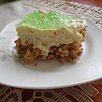 Sernik na zimno z melonem