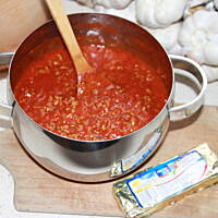 Spagetti Mojego Bubusia (z topionym serkiem)