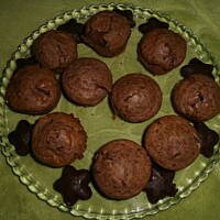Muffiny czekoladowo - krówkowe