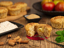 Fot. Wkn, Muffiny jogurtowe z jabłuszkiem