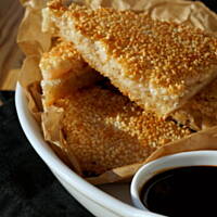 Tosty z krewetkami w sezamie (8 szt.)