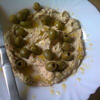 Pasta hummus do chleba
