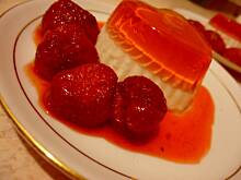 Fot. mariola84, Panna Cotta jogurtowa (LIGHT)  z truskawkami