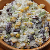 Sałatka Ryżowa z rodzynkami