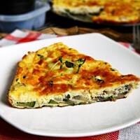 Frittata z pieczarkami i cukinią