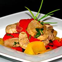 Polędwiczka z warzywami