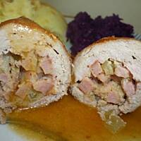 Rolady z szynki w sosie własnym