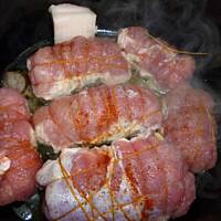 Rolady z szynki w sosie własnym