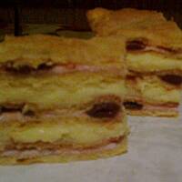 Ciasto francuskie z wiśnią