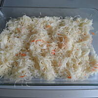 Żeberka i szynka w kapuście