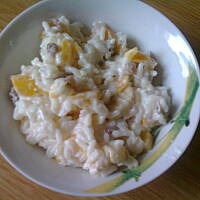 Słodka sałatka owocowa z ryżem