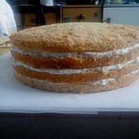 Tort budyniowo – chałowo – śmietanowy