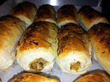 Fot. ofelia14, Paszteciki z ciasta francuskiego z kapusta i pieczarkami