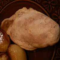 Pieczone kotlety drobiowe nadziewane