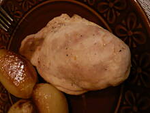 Fot. rodzyneczka, Pieczone kotlety drobiowe nadziewane