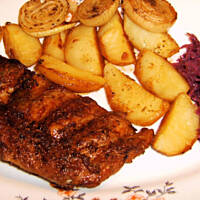 Żeberka glazurowane wg M&Ł