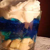 Deser jabłkowo bananowy