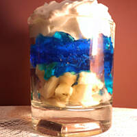 Deser jabłkowo bananowy