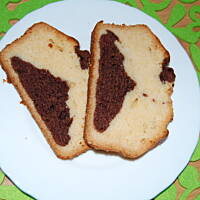 Babka piaskowa cytrynowo-czekoladowa