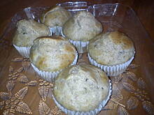 Fot. Ann93, Owsiane muffiny z wanilią i orzechami laskowymi