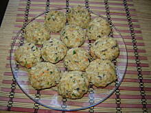 Fot. Jagoda Fioletowa, Kotleciki ryżowe z pieczarkami i kurczakiem