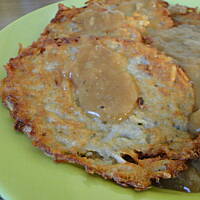 Średniociosane placki ziemniaczane