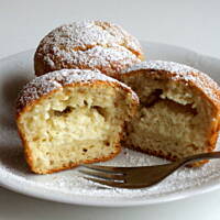 Muffiny z białym serem