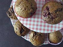 Fot. Babeczka_piecze, Mufinnki czekoladowe z malinami