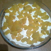 Sernik bez sera :) Pyszny śmietanowy z brzoskwiniami