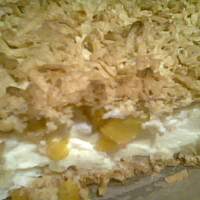 Sernik bez sera :) Pyszny śmietanowy z brzoskwiniami