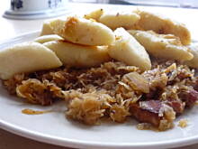 Fot. jacqueline, kopytka z kapustą i boczkiem