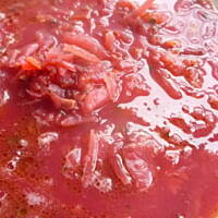 Barszcz ukraiński na żeberkach