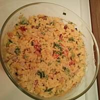 Czosnkowo kolorowa sałatka