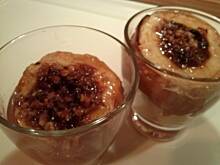 Fot. rudazebra, Pieczone jabłka z miodem, orzechami i rodzynkami