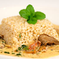 Sos grzybowo śmietanowy do pęczaku