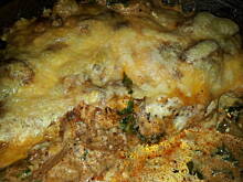 Fot. Ewciaa, Zapiekanka z ziemniaków ze szpinakiem i kurczakiem