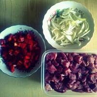 Gulasz wieprzowy z papryką