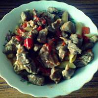 Gulasz wieprzowy z papryką