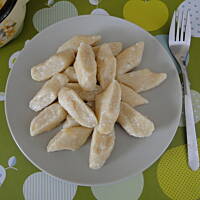 Kopytka serowe na słodko