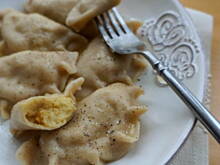 Fot. kasia_sach, Pierogi z ciecierzycą i serem feta