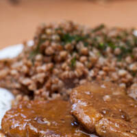 Polędwiczki wieprzowe w sosie tradycyjnym wg mojej mamy