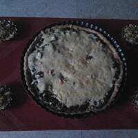 Tarta ze szpinakiem i łososiem