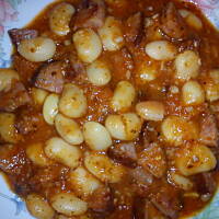 Baked beans and lá 555