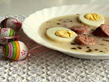 Fot. Barb82, Żurek na wędzonce z biała kiełbasą