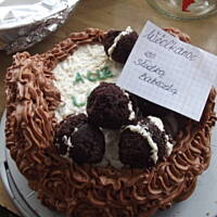 wielkanocny koszyk z jajami :)