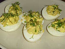 Fot. Haijle, Jajka faszerowane rzeżuchą