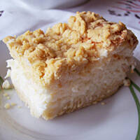 ciasto śmietanowo- kokosowe